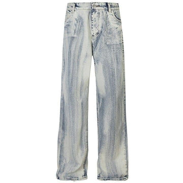 Makersluxe® Loose Fit Acid Washed Skate Jeans