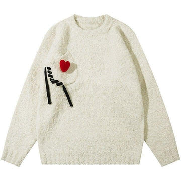 Makersluxe® Warm Knit Sweater Love Pin