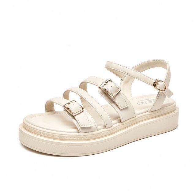 Makersluxe Shoes Lary Women's Platform Sandal