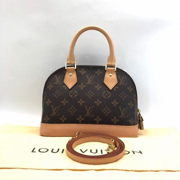 Louis Vuitton Alma Brown Monogram Canvas Handbag Medium