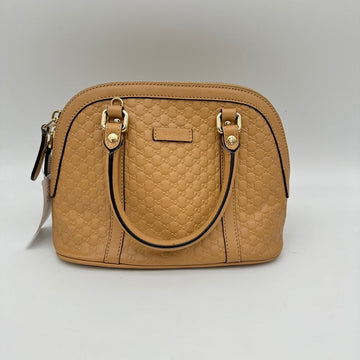 Gucci Soho Leather Handbag Beige Medium