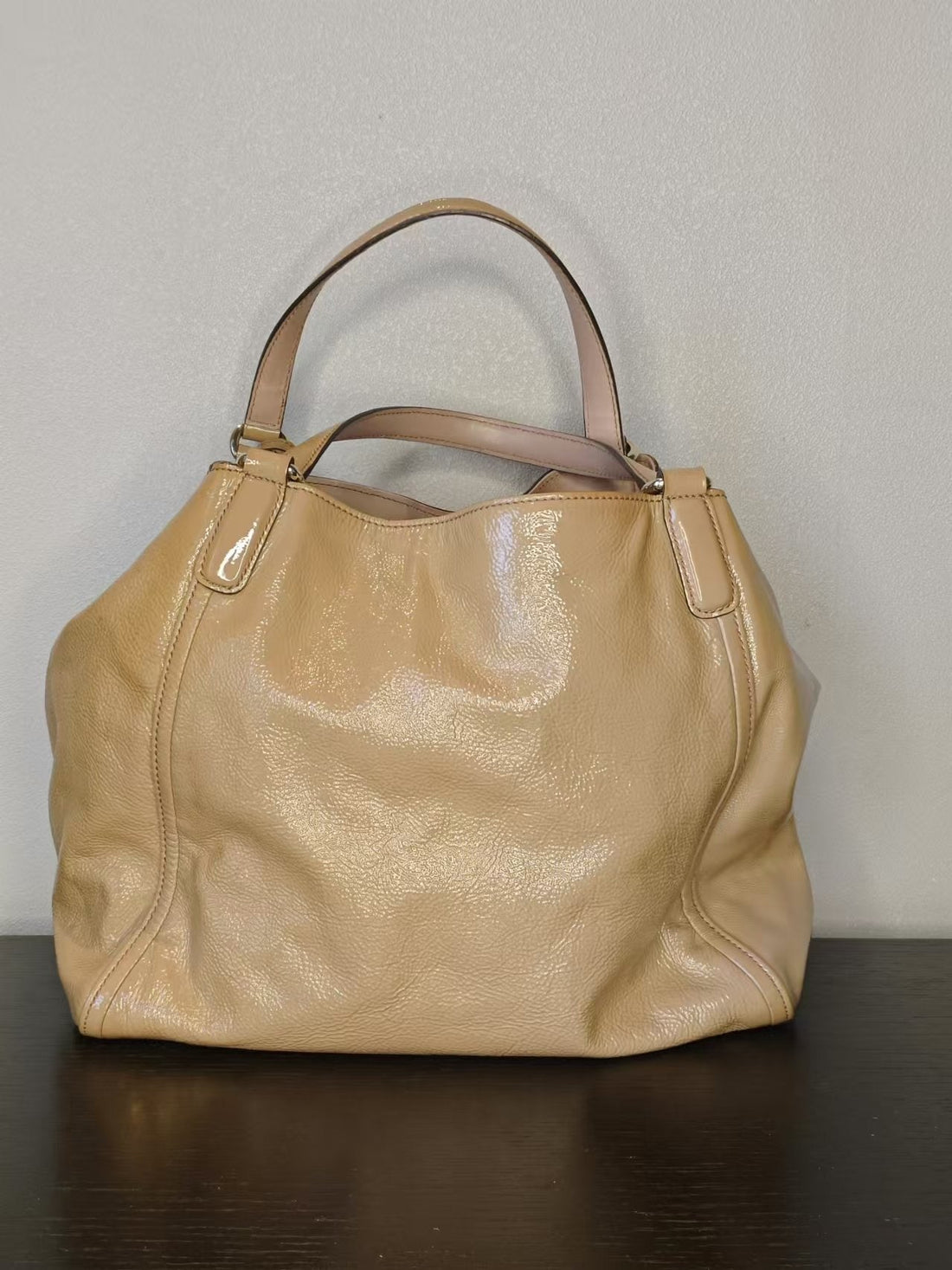Gucci Soho Beige Leather Tote Bag Medium