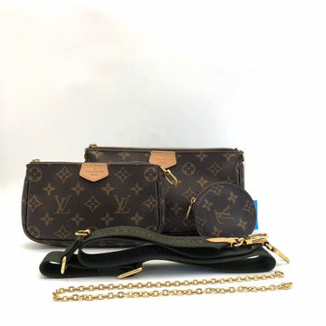 Louis Vuitton Monogram Multi Pochette Bag Brown