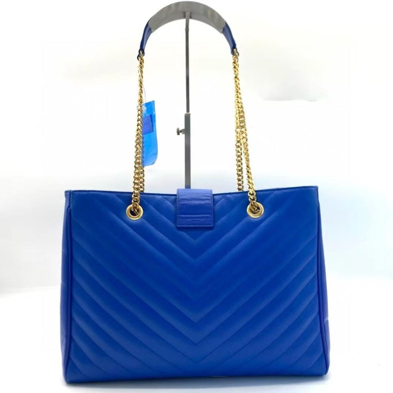 Saint Laurent Blue Tote Bag
