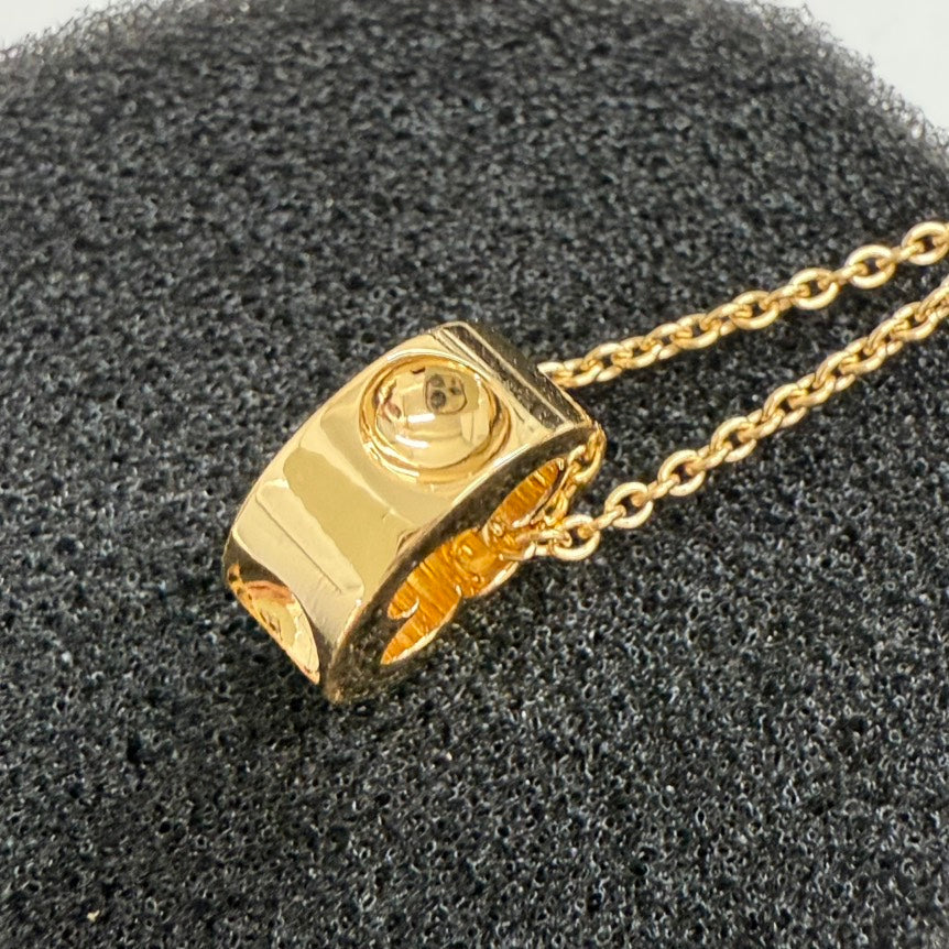 Louis Vuitton Empreinte Yellow Gold Pendant Necklace