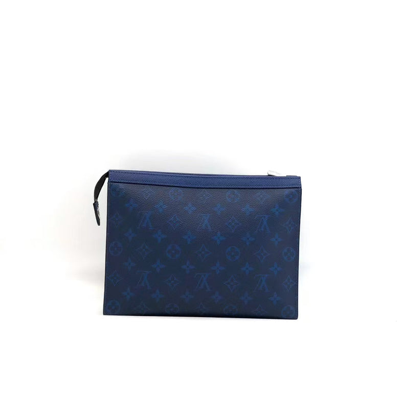 Louis Vuitton Clutch Blue Monogram
