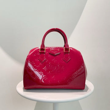 Louis Vuitton Alma PM Amarante Vernis Leather Handbag