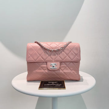 Chanel Pink Quilted Leather Flap Bag