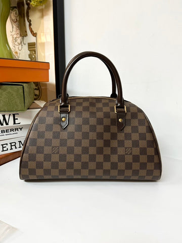 Louis Vuitton Damier Ebene Canvas Alma PM Brown Handbag