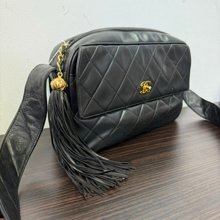 Vintage Chanel Lambskin Camera Tassel Crossbody N4126244
