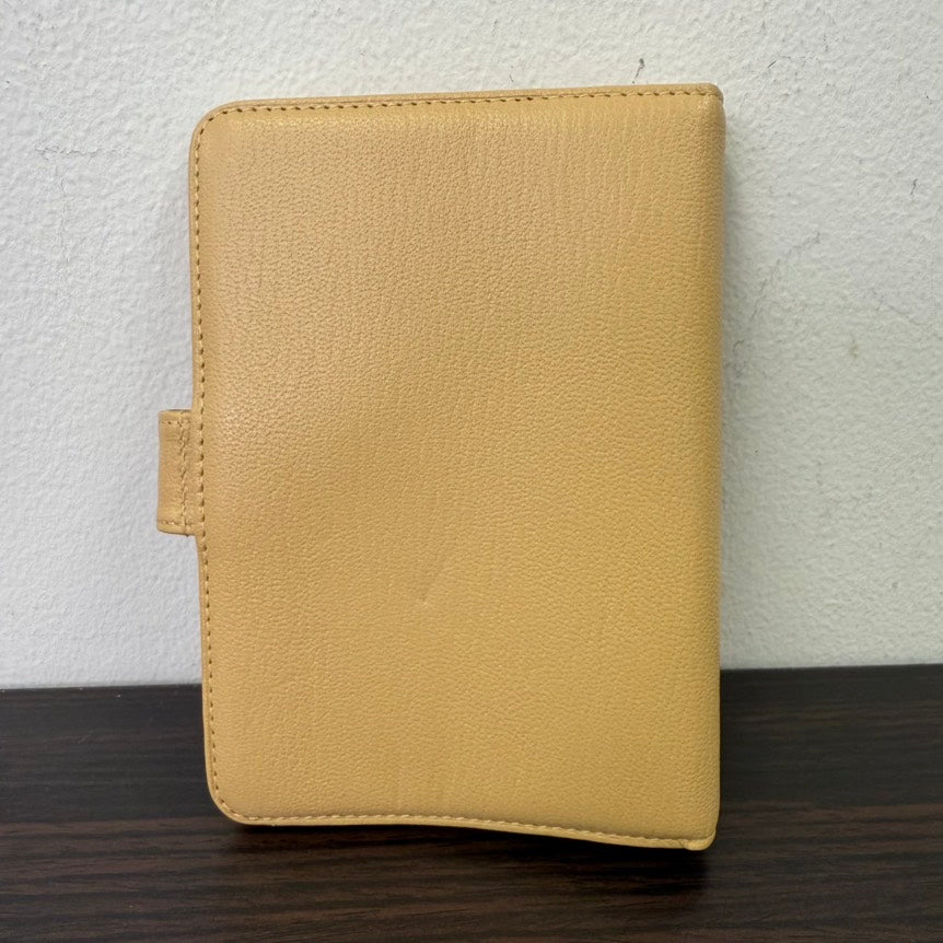 Chanel Tan Leather Agenda N408327 Medium Size