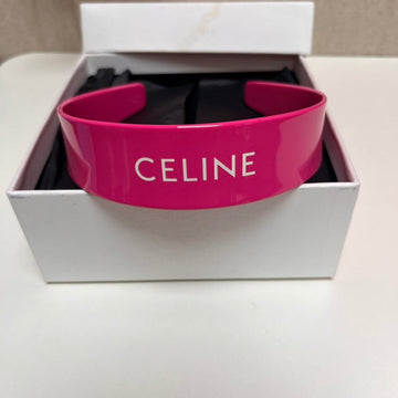 Celine Pink Acetate Hairpin Large