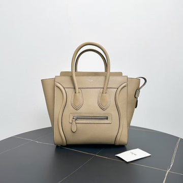 Celine Luggage Bag Taupe Handbag