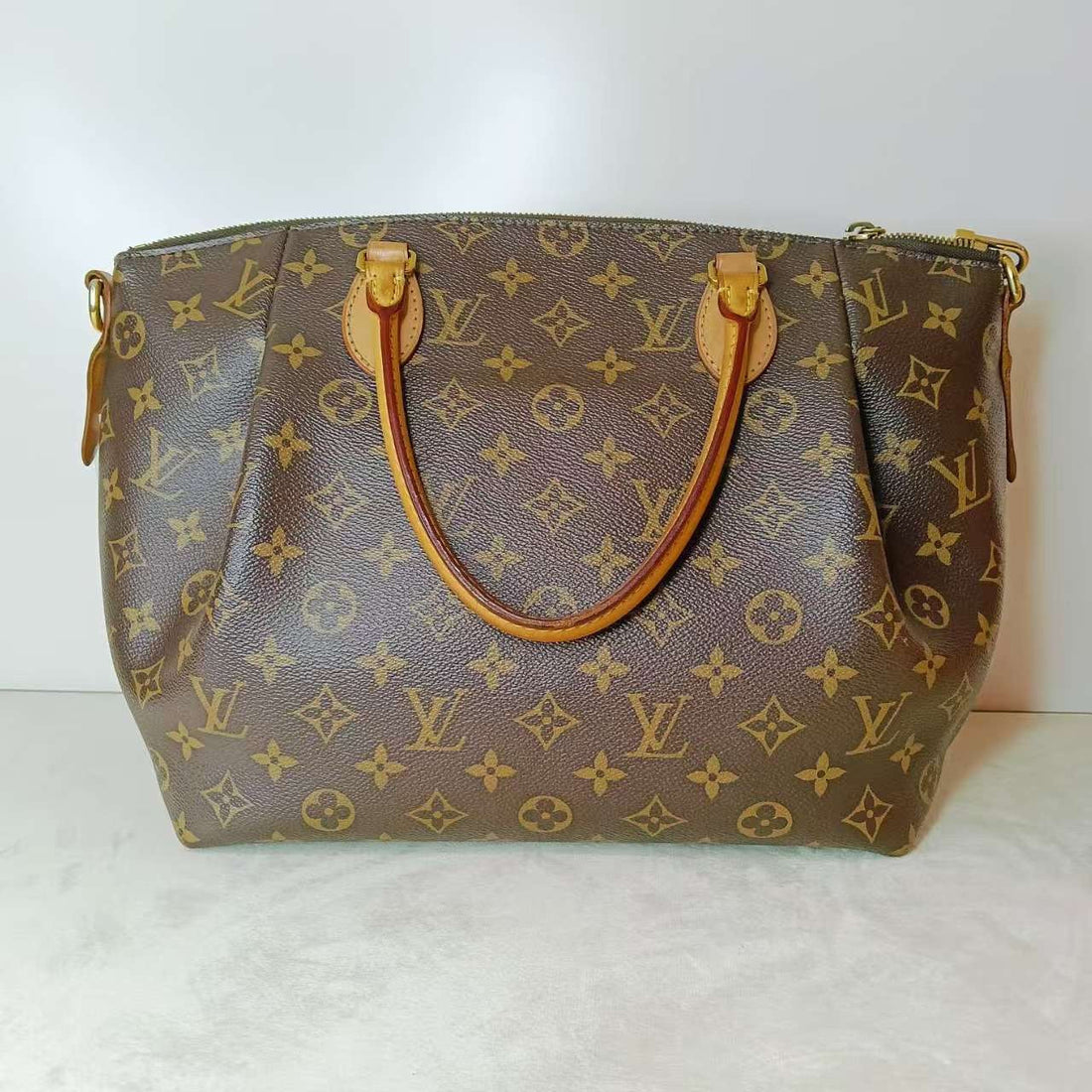 Louis Vuitton Monogram Canvas Tivoli PM Tote Bag Brown