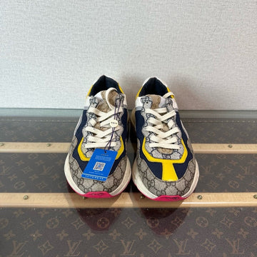 Gucci Multicolor GG Supreme Sneakers Size 7