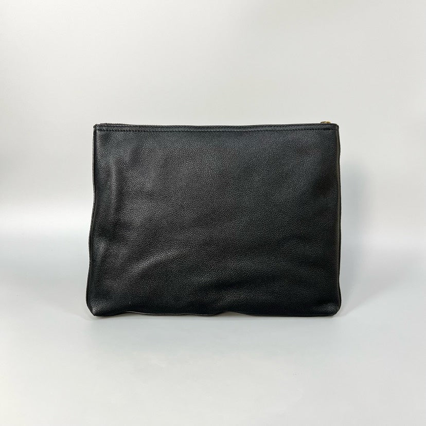 Gucci Black Logo Clutch Bag