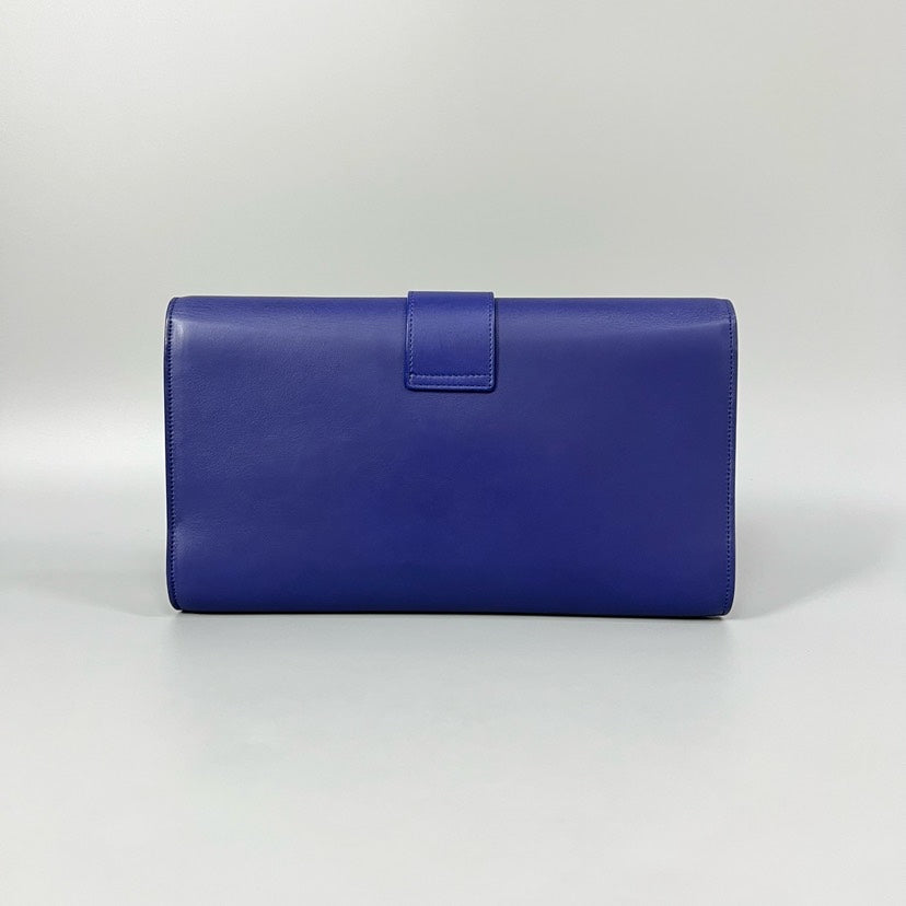 Saint Laurent Belle de Jour Blue Clutch