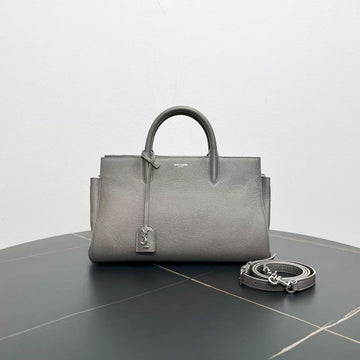 Saint Laurent Sac de Jour Gray Two-Way Bag