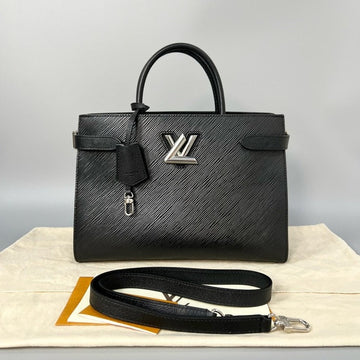 Louis Vuitton Twist Tote Bag Epi Black 30x22x13cm