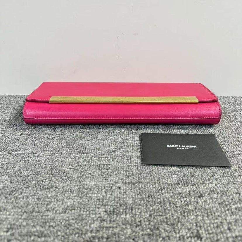 Saint Laurent Belle de Jour Pink Clutch