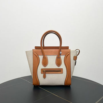 Celine Luggage Tote Beige Tan Handbag