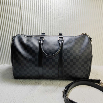 Louis Vuitton Keepall 45 Damier Graphite Duffel Bag