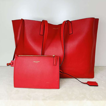 Yves Saint Laurent Large Red Tote Bag