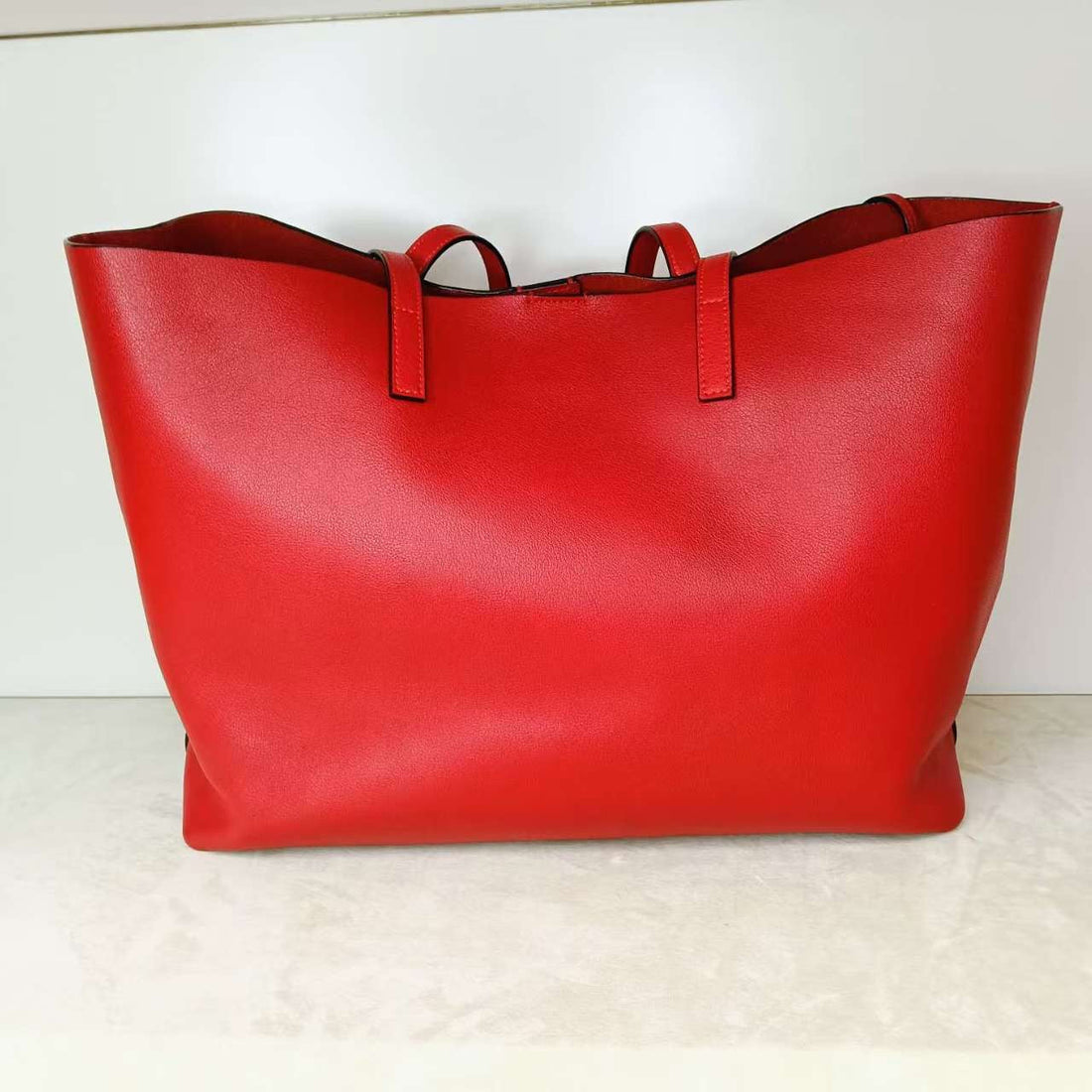 Yves Saint Laurent Large Red Tote Bag