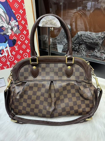 Louis Vuitton Trevi PM Brown Damier Ebene Handbag