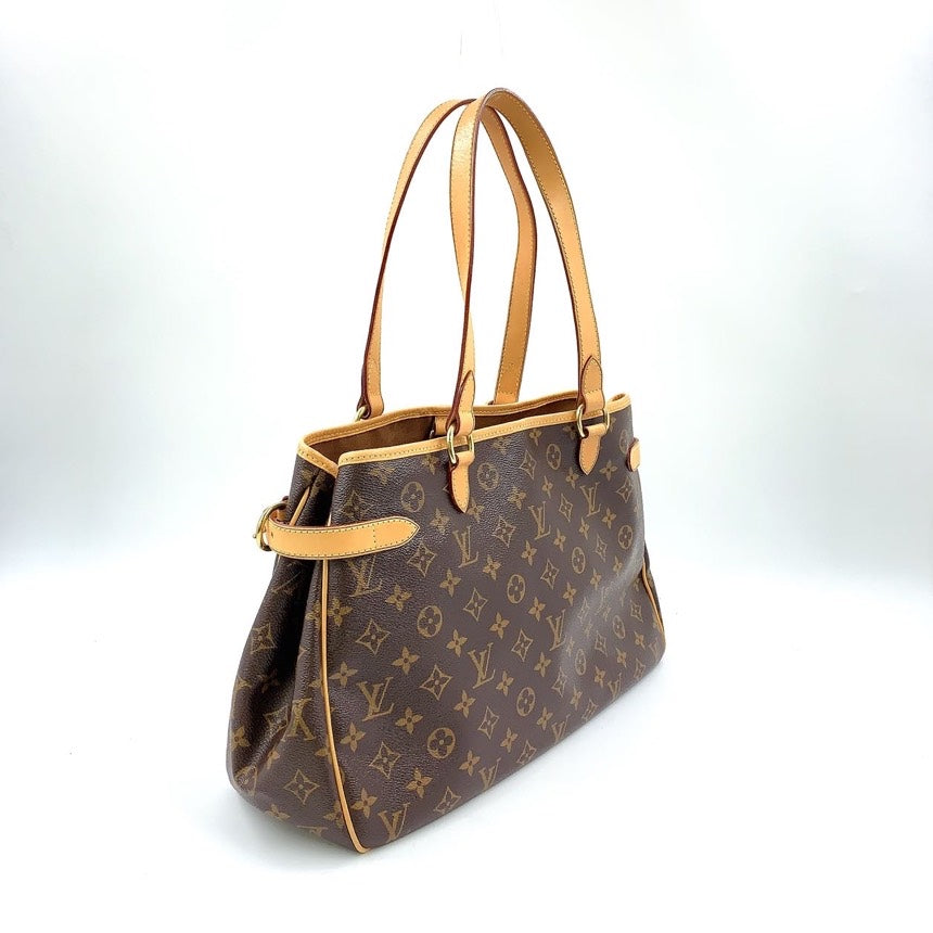 Louis Vuitton Monogram Tote Bag Brown