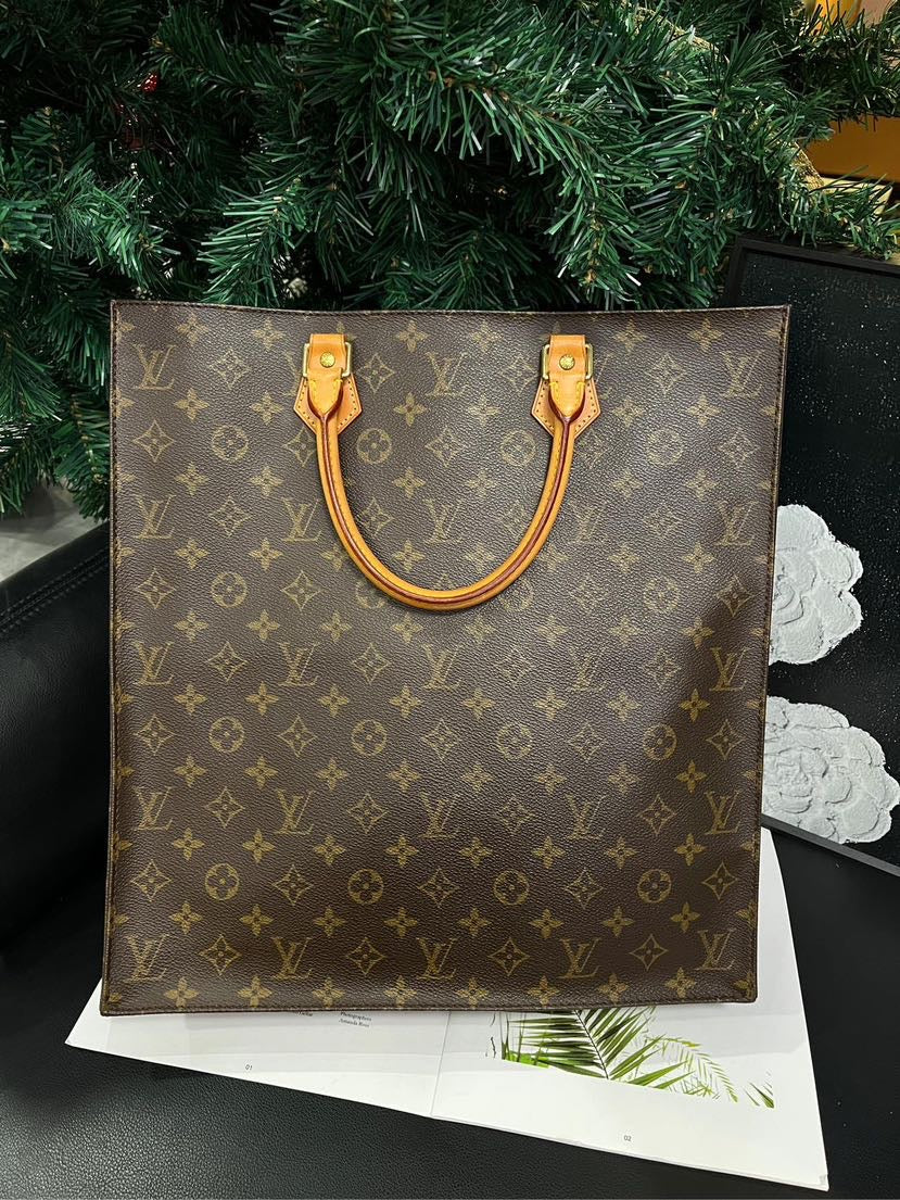 Louis Vuitton Monogram Large Brown Tote Bag