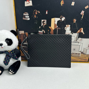 Gucci Black Wristlet Clutch Bag