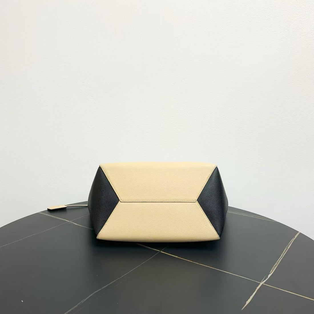 Louis Vuitton Belmont Beige Black Tote Bag