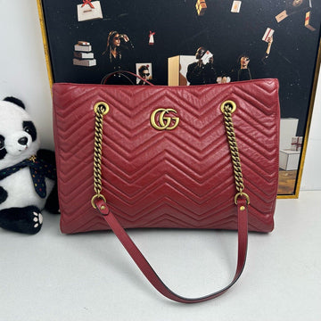 Gucci Marmont Red Tote Bag