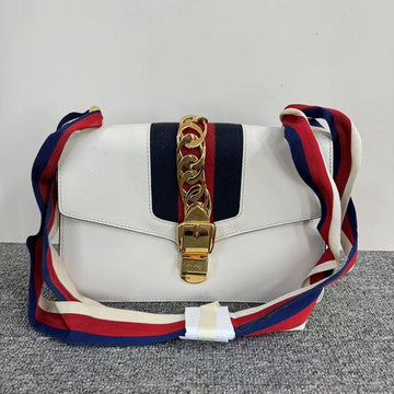 Gucci Sylvie White Shoulder Bag