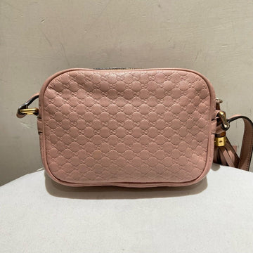 Gucci Calfskin GG Guccissima Pink Camera Bag