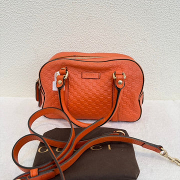 Gucci Soho Orange Leather Shoulder Bag