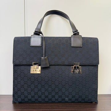 Gucci GG Canvas Black Briefcase