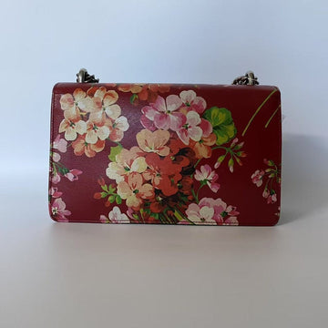 Gucci Blooms Print Red Shoulder Bag