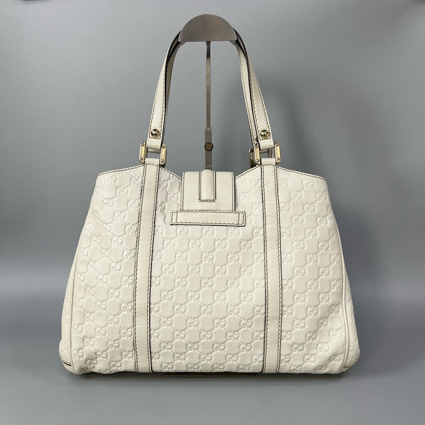 Gucci White Tote Bag