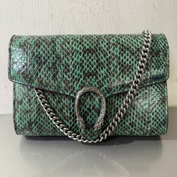 gucci dionysus python green wallet on chain