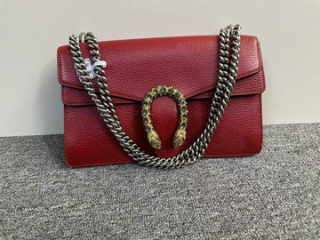 Preloved Gucci Dionysus Red Leather Shoulder Bag