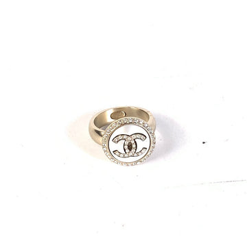Preloved Chanel Statement Ring Gold Rings A-6982