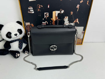 Gucci GG Marmont Black Leather Shoulder Bag (11999869)