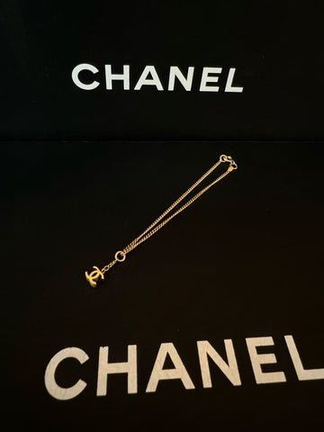 Chanel Vintage Golden CC Bracelet 05A