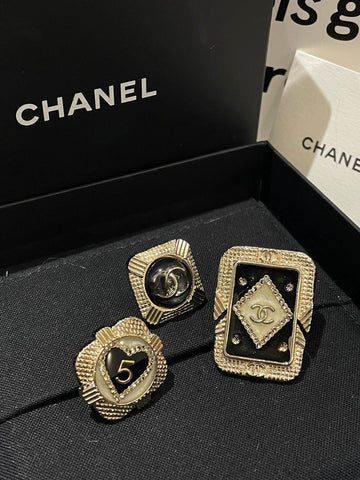 Chanel 21A Brooch Set Multicolor Brooches Jewelry