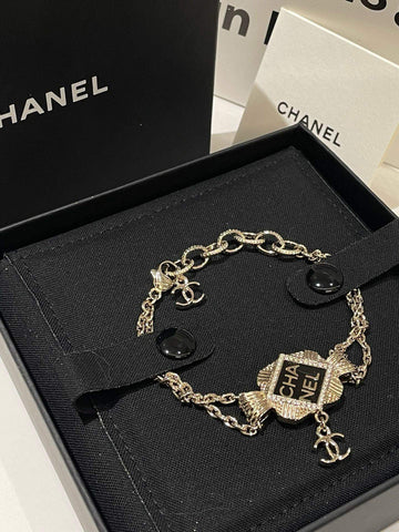 Chanel 21A Gold Chain Bracelet (17cm) Bracelets