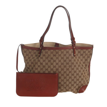 Gucci Monogram Beige Tote Bag #4C