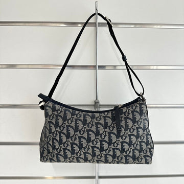 Dior Trotter Canvas Navy Shoulder Bag 3607