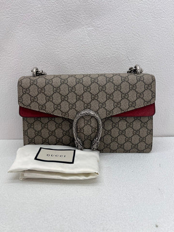 Gucci Dionysus GG Supreme Beige Shoulder Bag